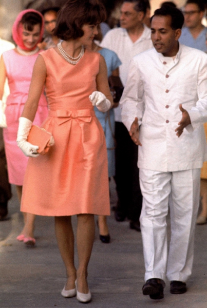 Жаклин Кеннеди в платье Oscar de la Renta, 1962 год